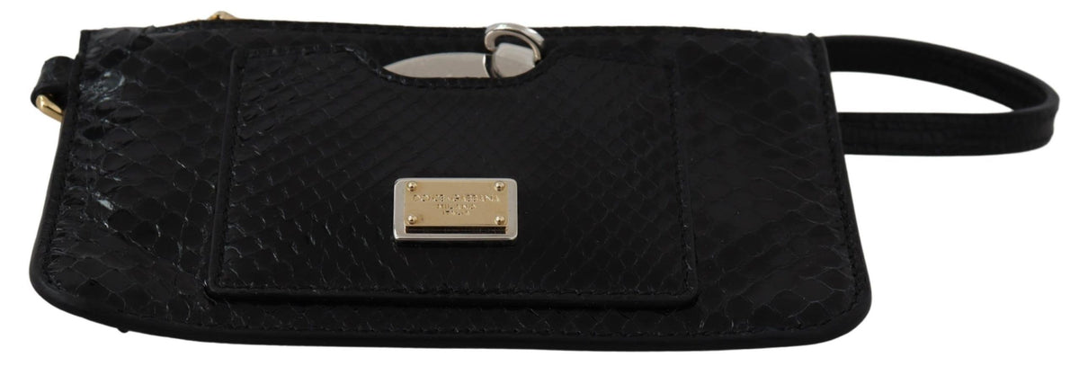 Dolce & Gabbana leather wallets for women in black, product view 4