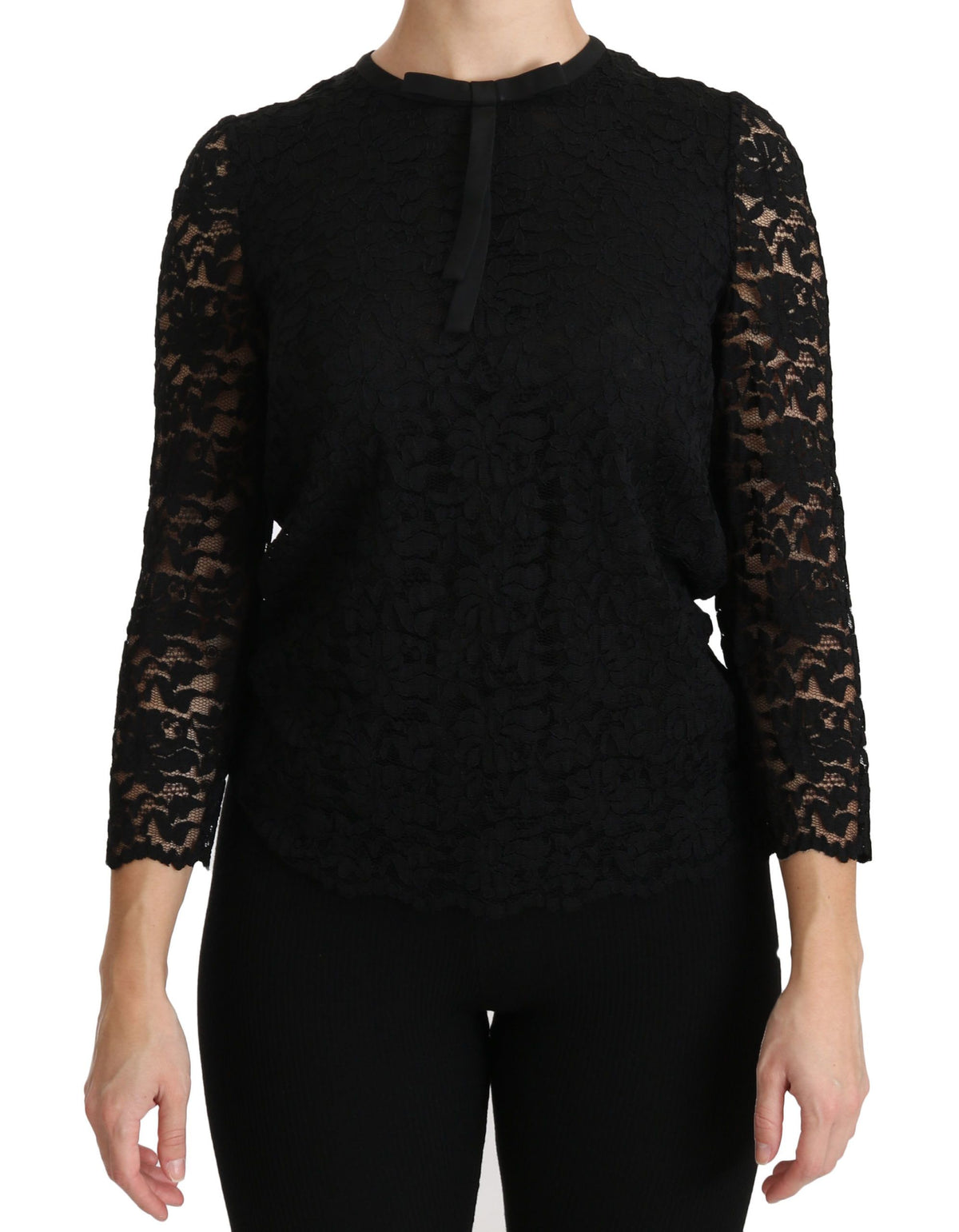 Dolce & Gabbana long sleeve for women in black, product view 1