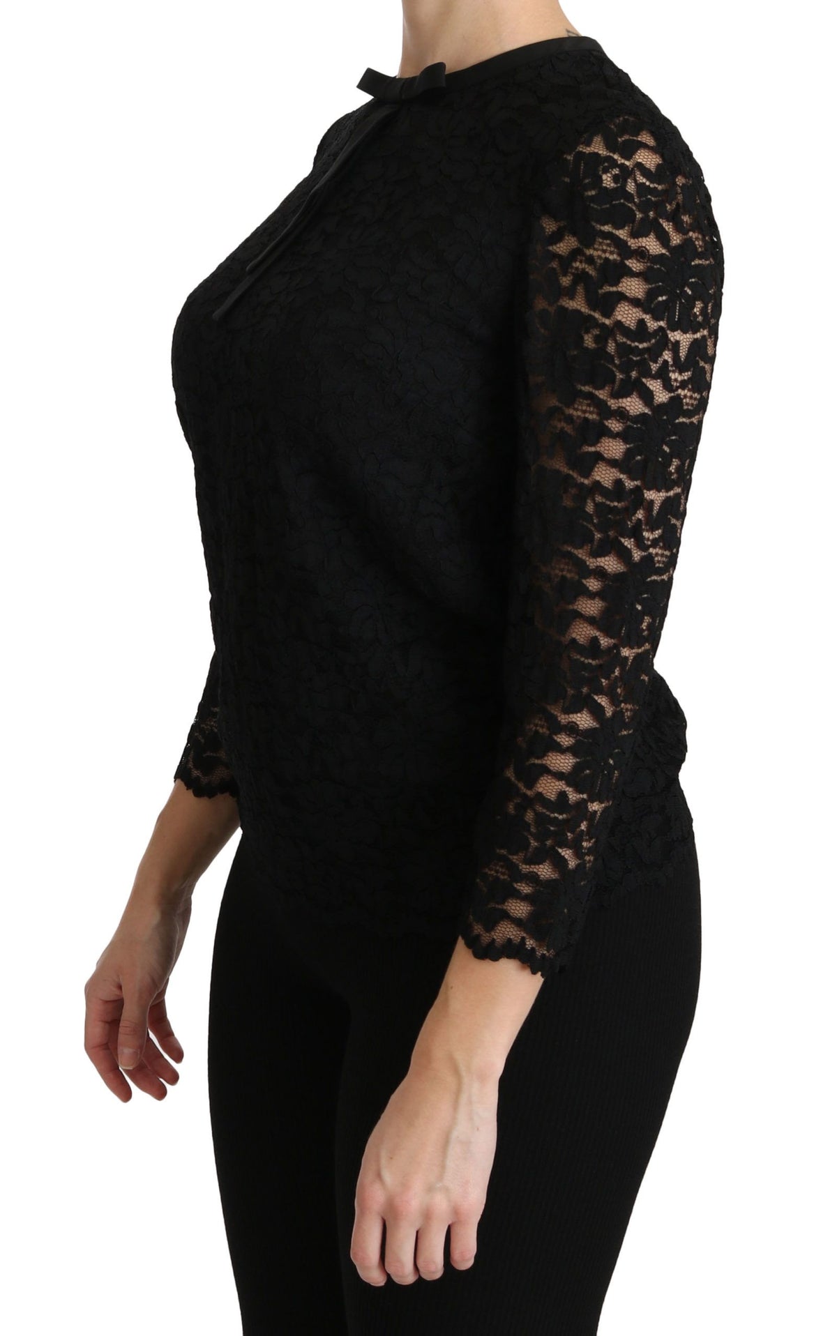 Dolce & Gabbana long sleeve for women in black, product view 3