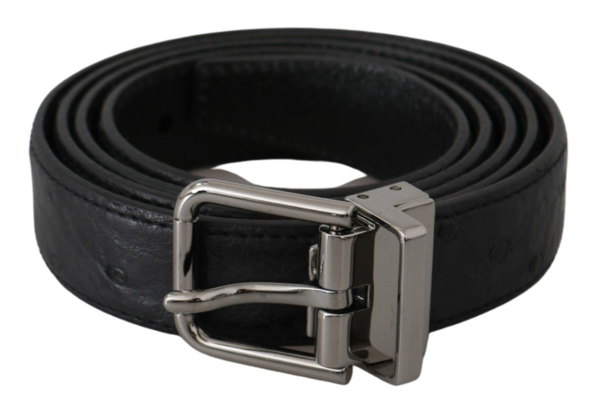 Dolce & Gabbana regular belts for men in black, product view 1