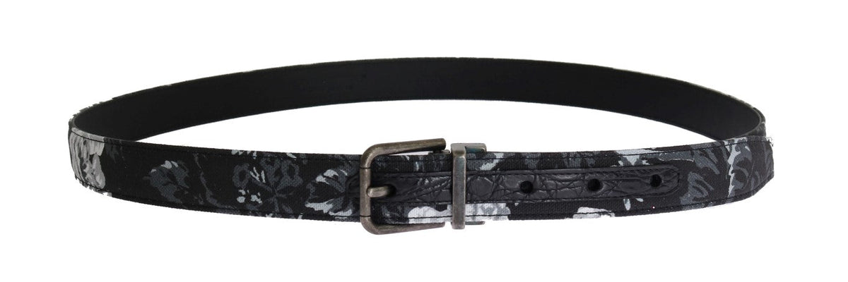 Dolce & Gabbana regular belts for men in black, product view 3