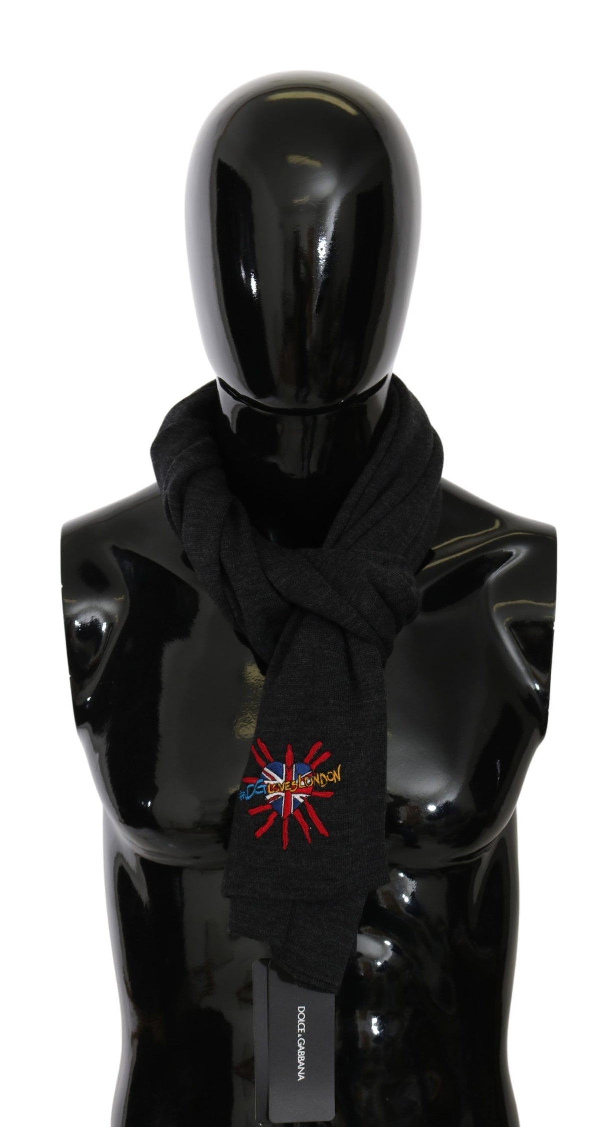 Dolce & Gabbana scarves for unisex in black, product view 1