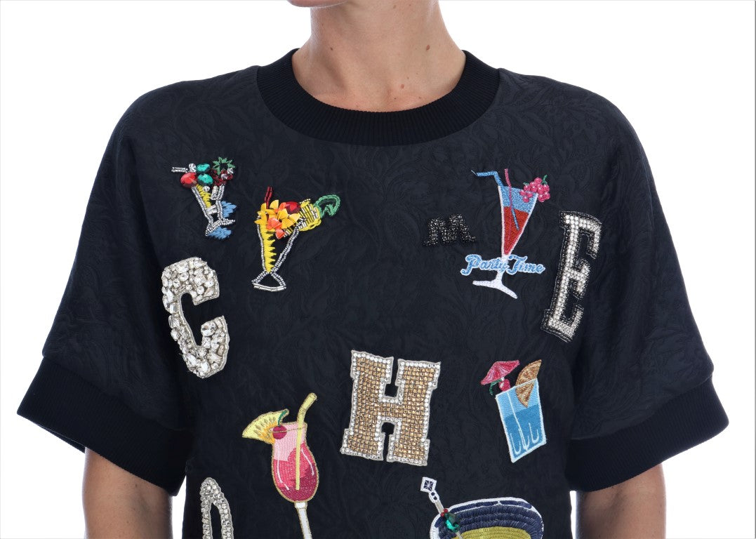 Dolce & Gabbana sweatshirts for women in black, product view 4