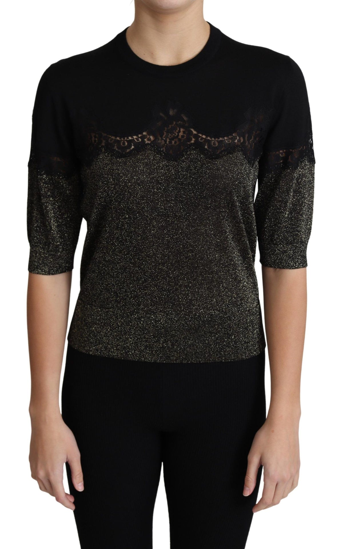 Dolce & Gabbana t-shirts for women in black, product view 1