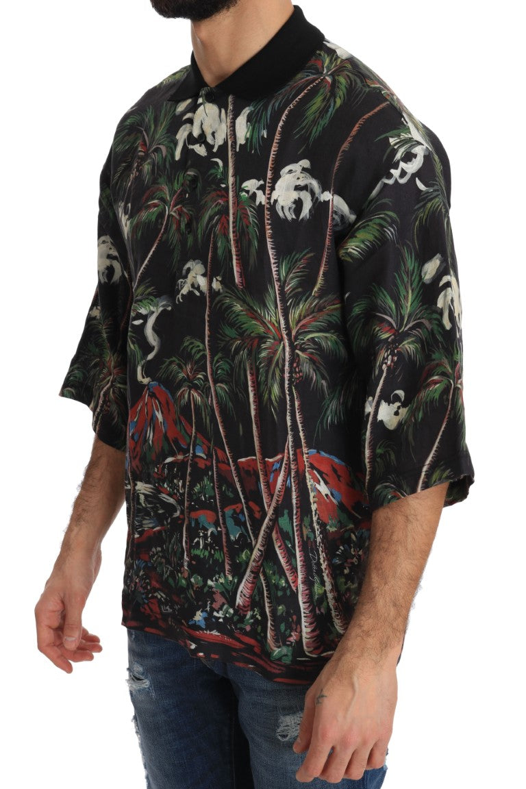 Dolce & Gabbana t-shirts for men in black, product view 3