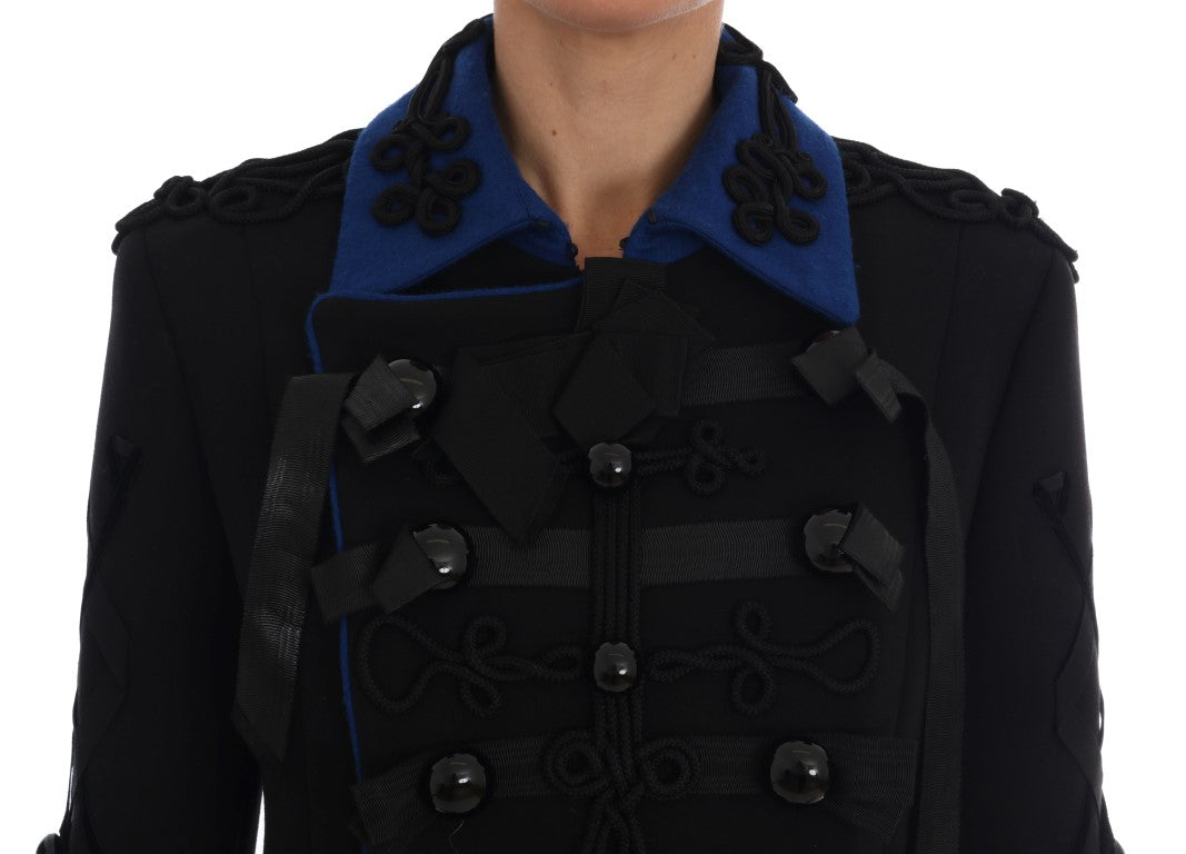 Dolce & Gabbana trench coats for women in black, product view 4