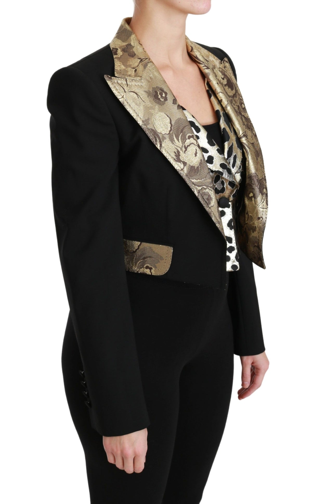Dolce & Gabbana two-piece suits for women in black, product view 2