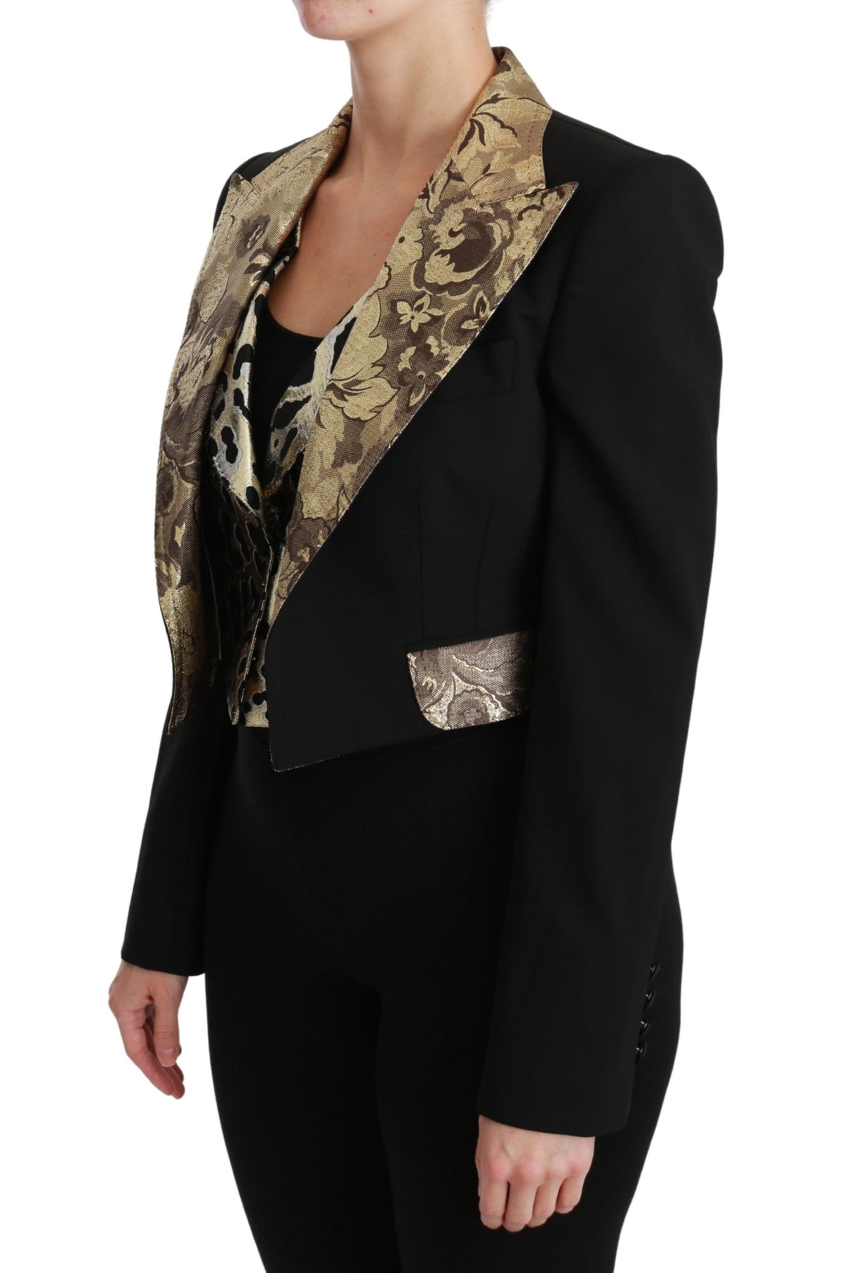 Dolce & Gabbana two-piece suits for women in black, product view 3