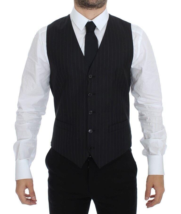 Dolce & Gabbana waistcoats for men in black, product view 1