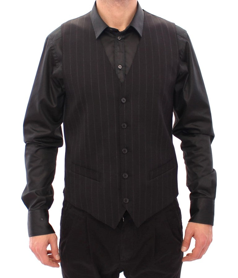 Dolce & Gabbana waistcoats for men in black, product view 1