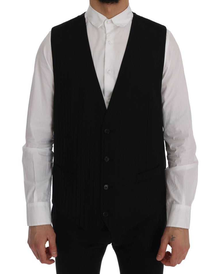 Dolce & Gabbana waistcoats for men in black, product view 1