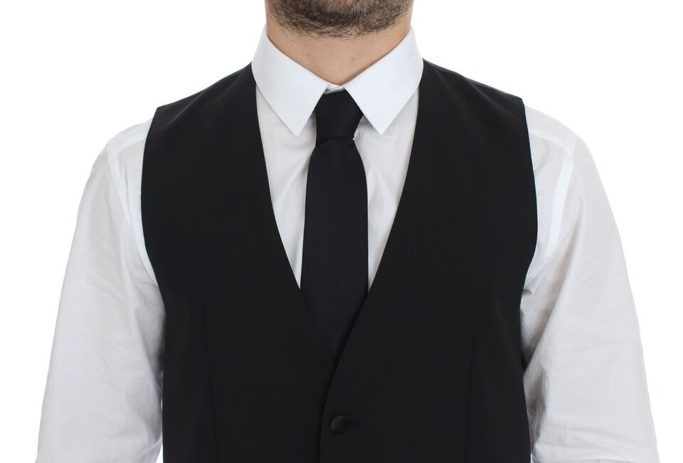 Dolce & Gabbana waistcoats for men in black, product view 2