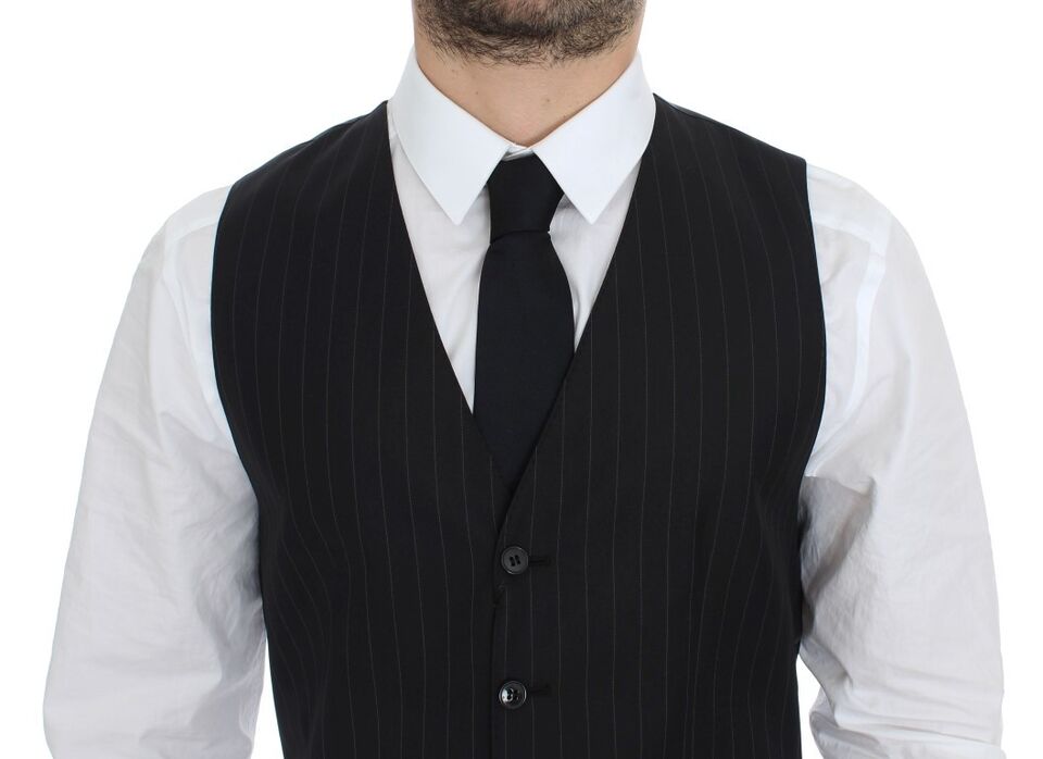 Dolce & Gabbana waistcoats for men in black, product view 2