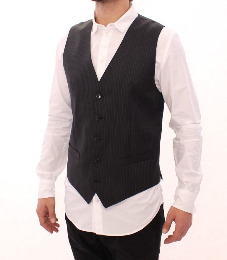 Dolce & Gabbana waistcoats for men in black, product view 2