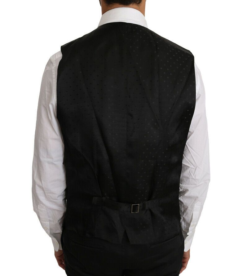 Dolce & Gabbana waistcoats for men in black, product view 3