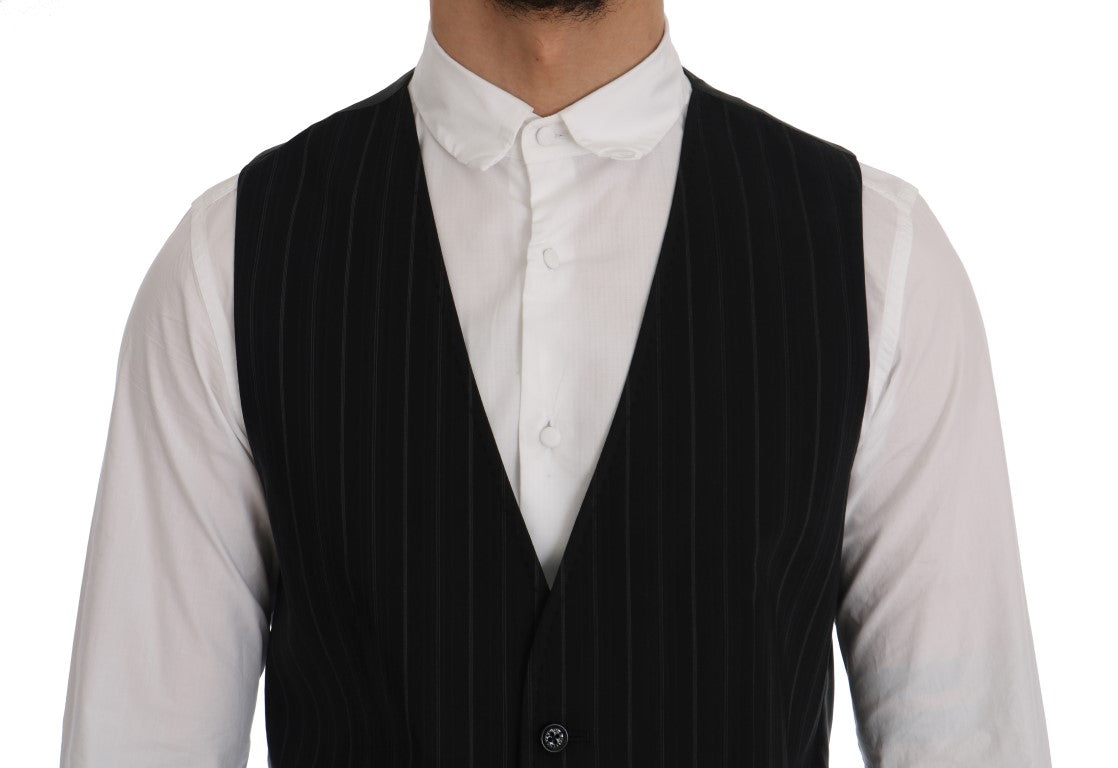 Dolce & Gabbana waistcoats for men in black, product view 4