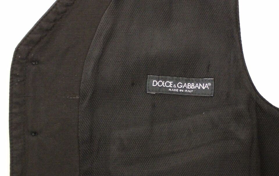 Dolce & Gabbana waistcoats for men in black, product view 7