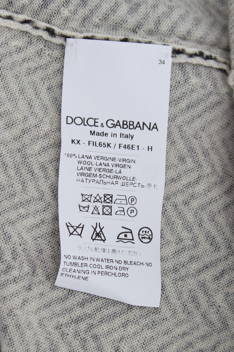 Dolce & Gabbana cardigans for women in black/white, product view 8