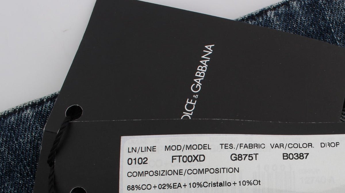 Dolce & Gabbana boyfriend jeans for women in blue, product view 7
