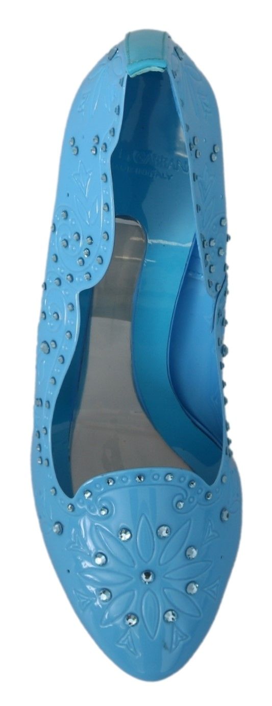 Dolce & Gabbana high heel for women in blue, product view 3