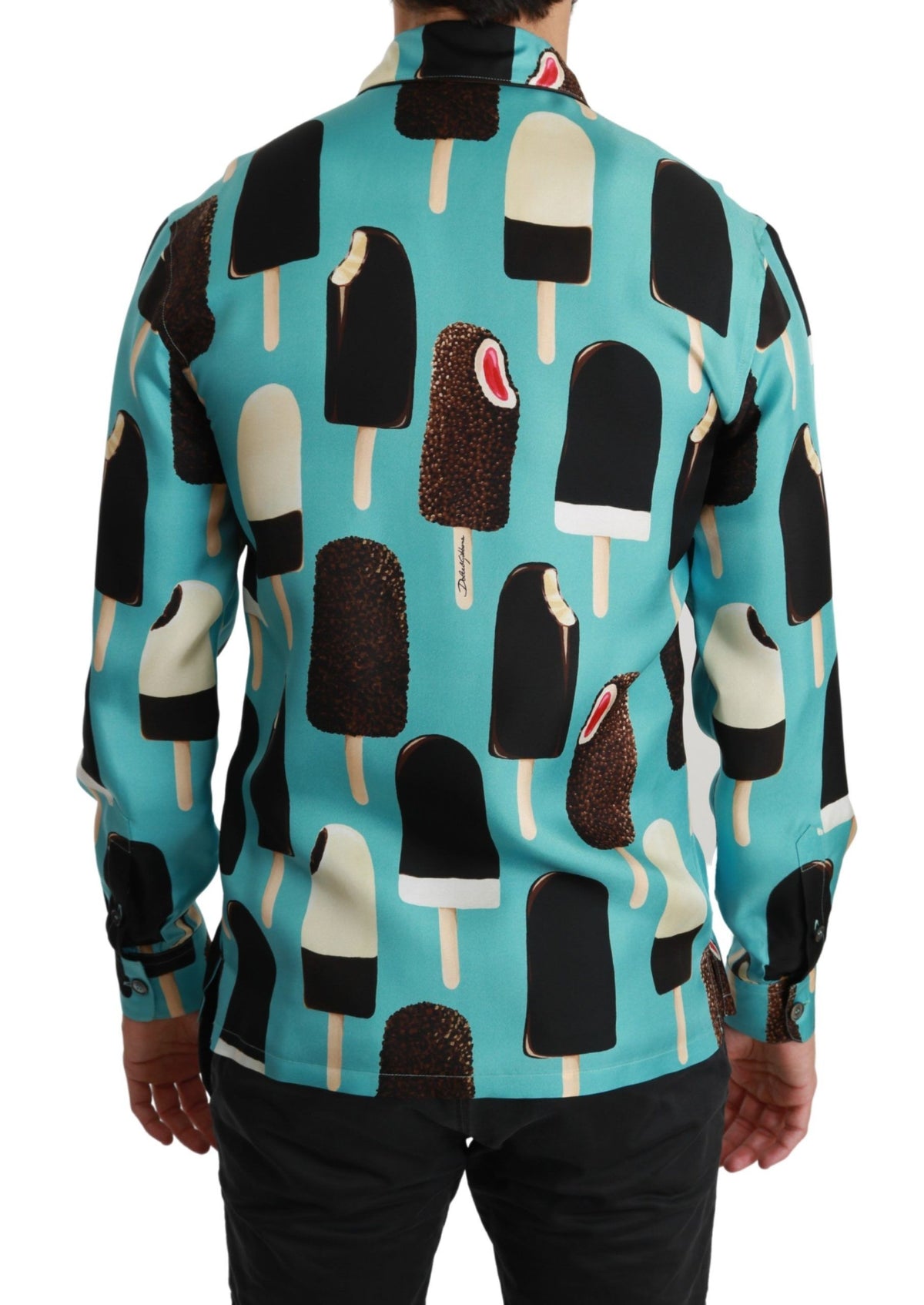 Dolce & Gabbana pattern for men in blue, product view 2