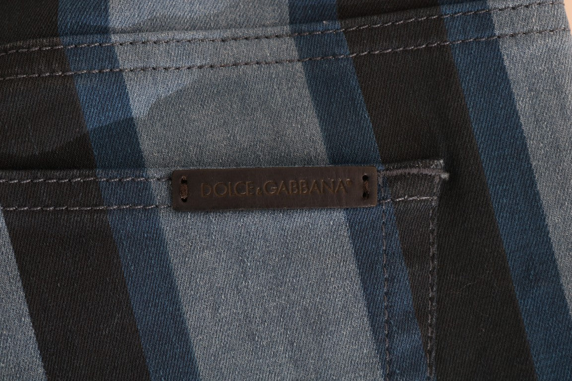Dolce & Gabbana slim fit jeans for women in blue, product view 6