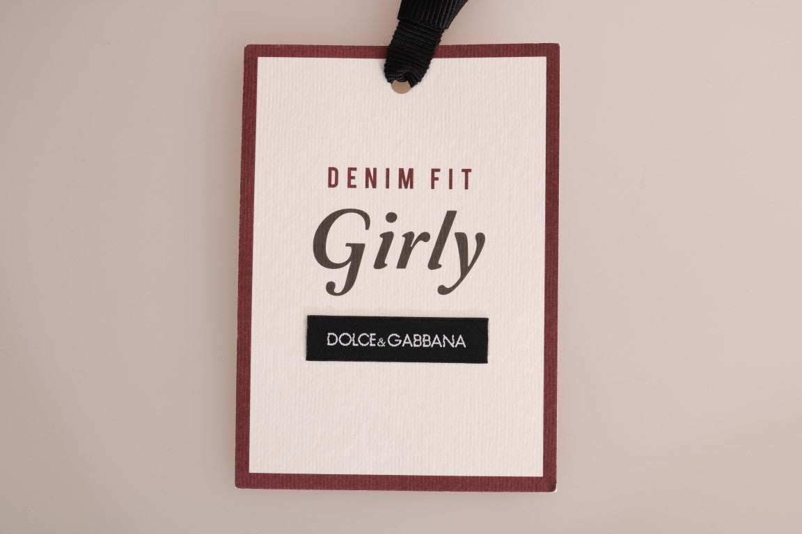 Dolce & Gabbana slim fit jeans for women in blue, product view 8