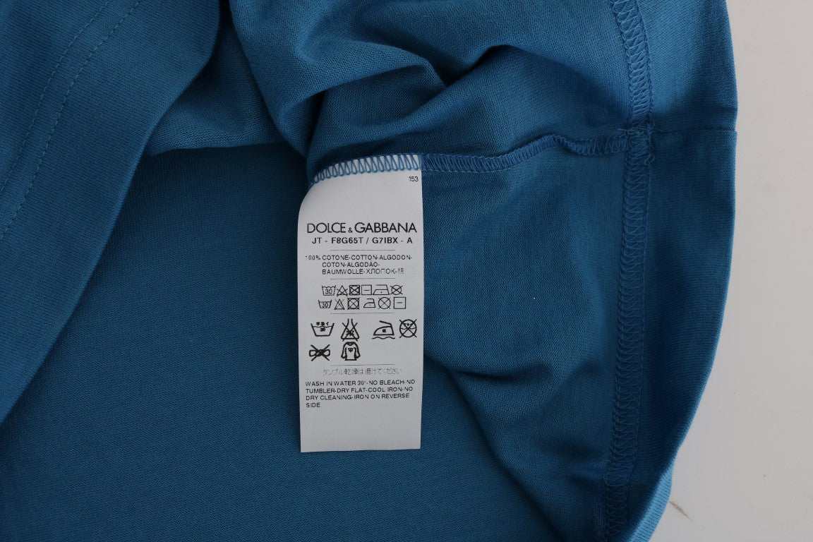 Dolce & Gabbana t-shirts for women in blue, product view 6