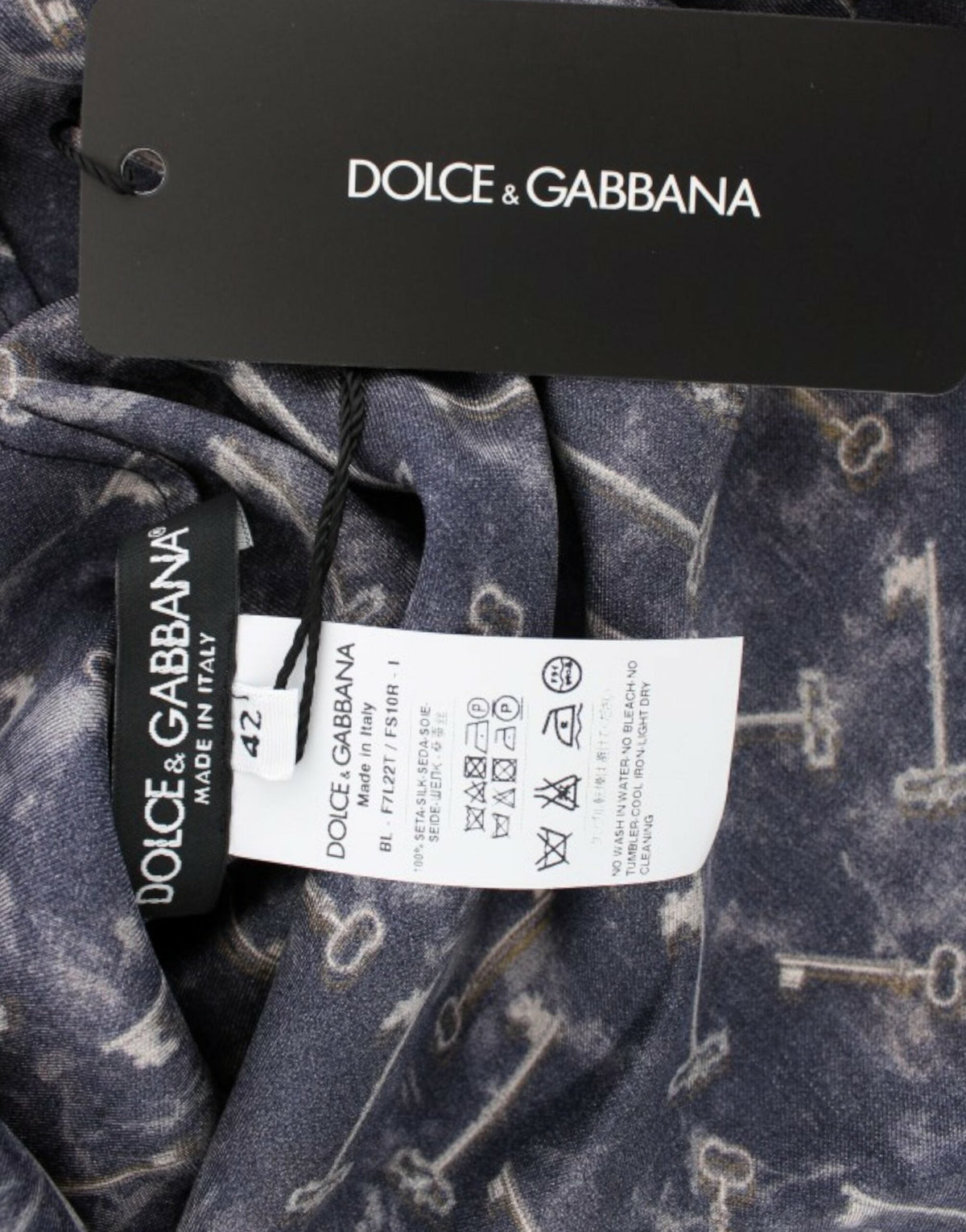 Dolce & Gabbana t-shirts for women in blue, product view 7