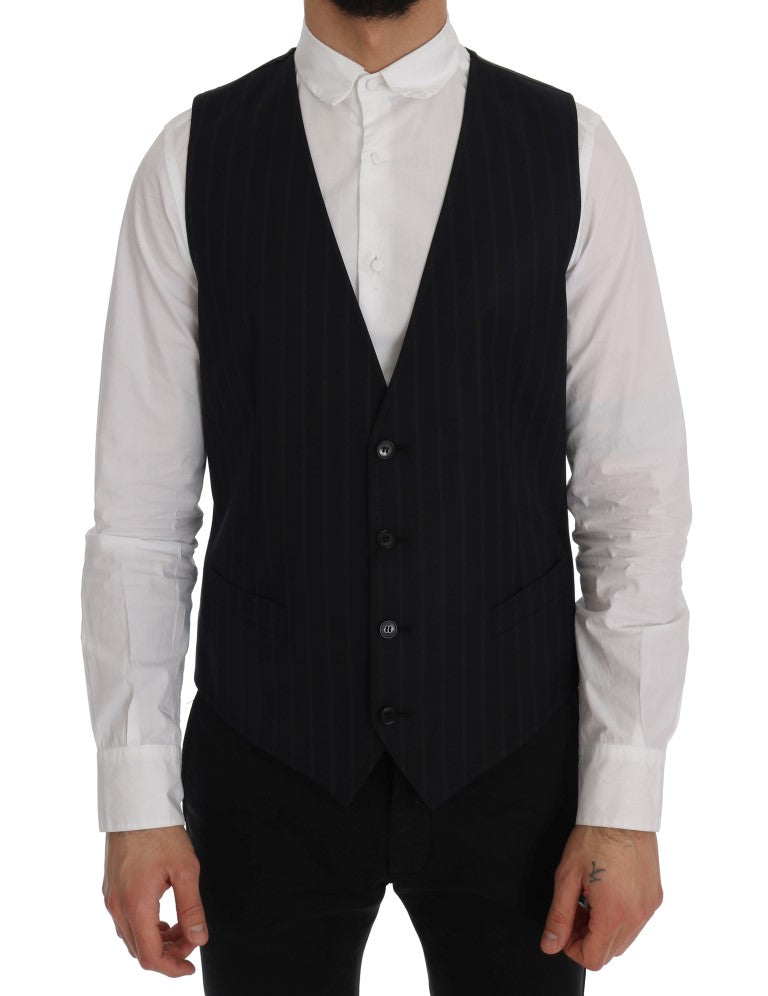 Dolce & Gabbana waistcoats for men in blue, product view 1