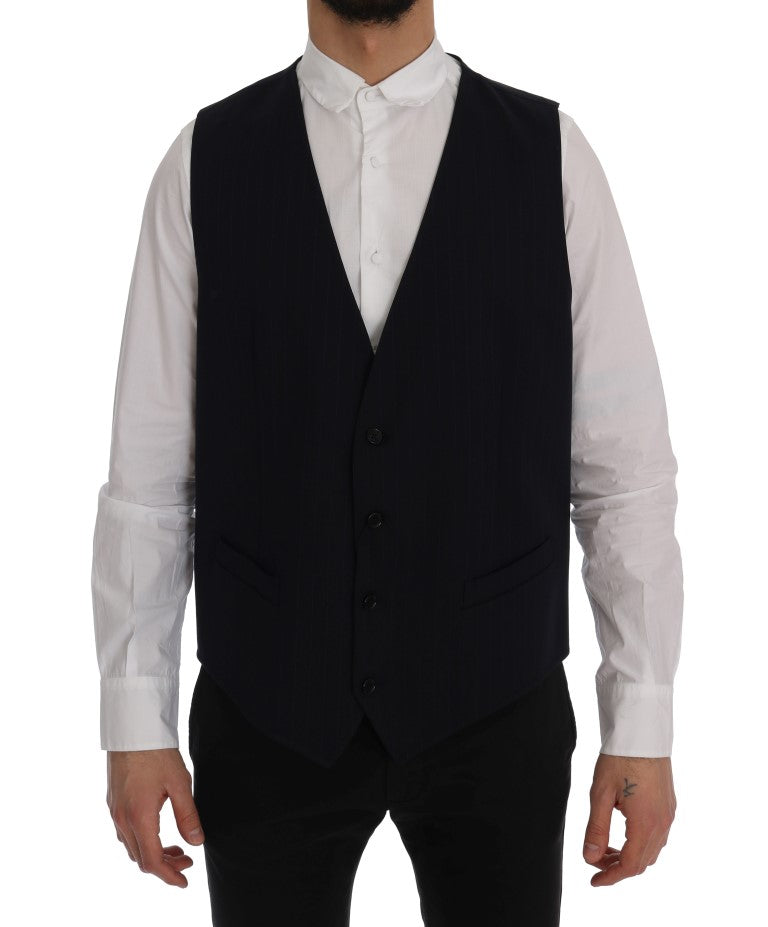 Dolce & Gabbana waistcoats for men in blue, product view 1