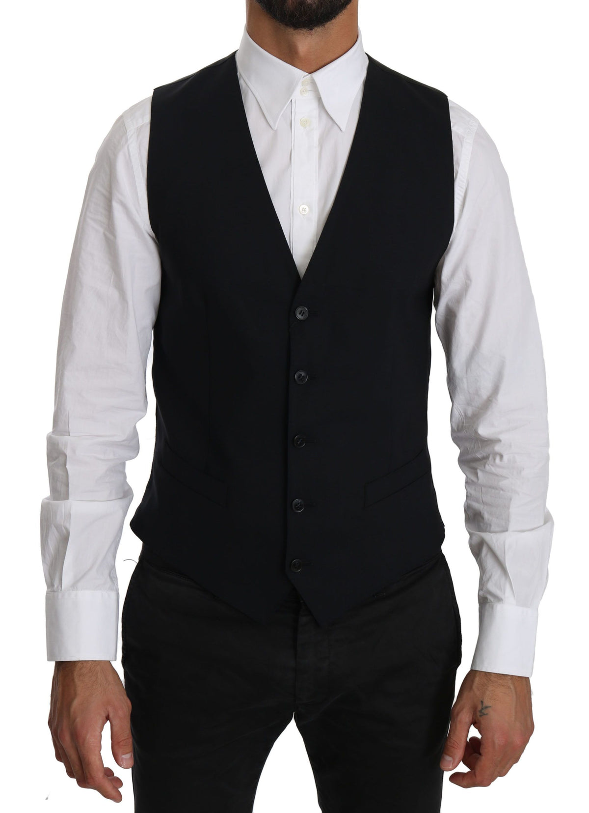 Dolce & Gabbana waistcoats for men in blue, product view 1