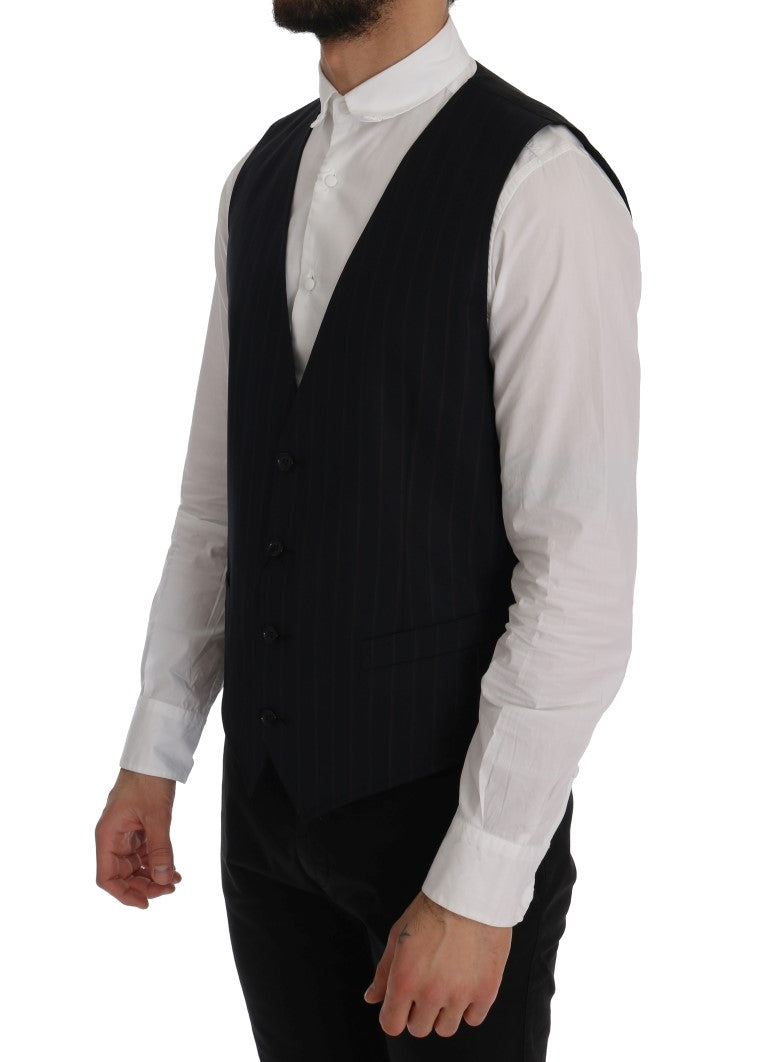 Dolce & Gabbana waistcoats for men in blue, product view 2
