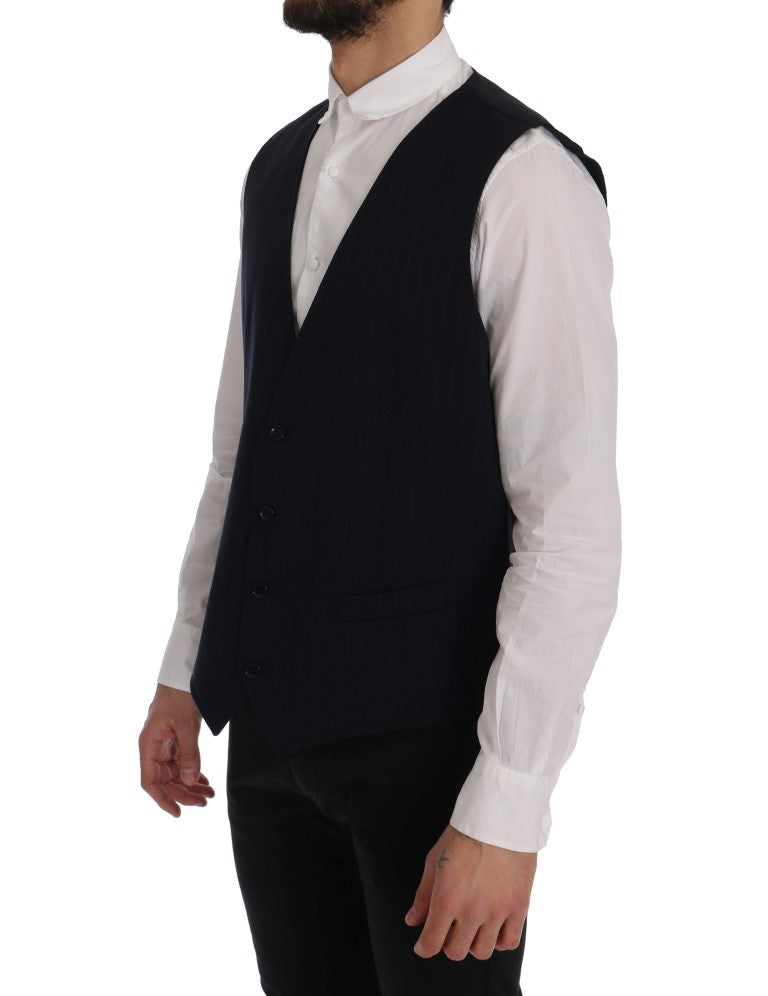 Dolce & Gabbana waistcoats for men in blue, product view 2