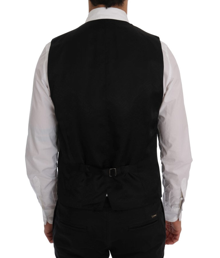 Dolce & Gabbana waistcoats for men in blue, product view 3