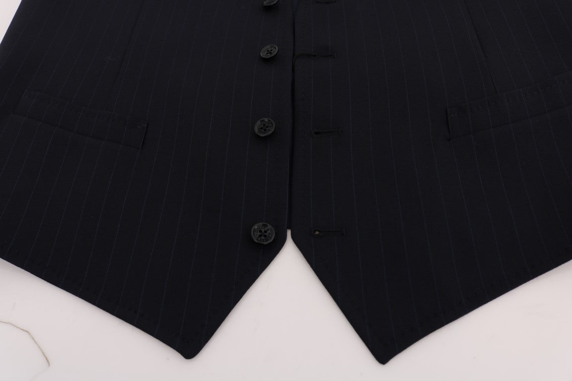 Dolce & Gabbana waistcoats for men in blue, product view 5