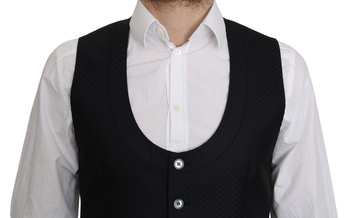 Dolce & Gabbana waistcoats for men in blue, product view 5