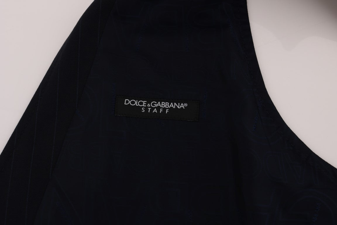 Dolce & Gabbana waistcoats for men in blue, product view 6