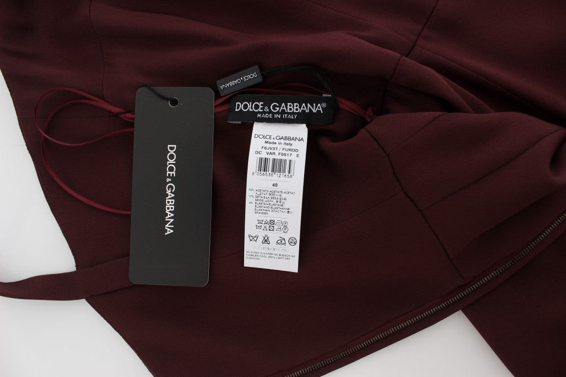 Dolce & Gabbana sleeveless for women in bordeaux, product view 7