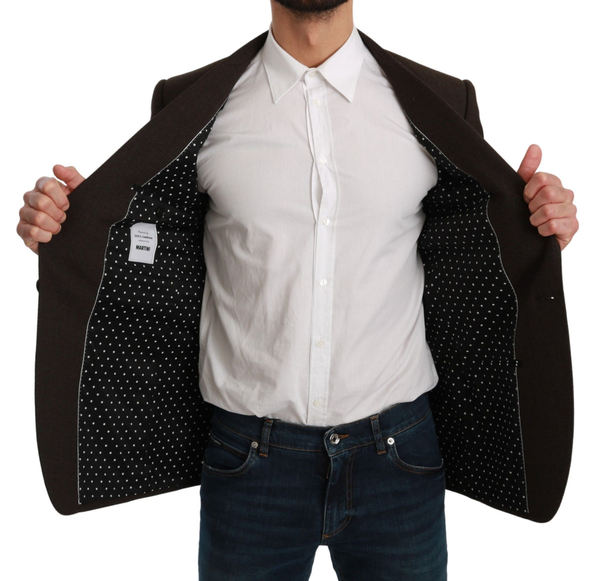 Dolce & Gabbana blazers for men in brown, product view 6