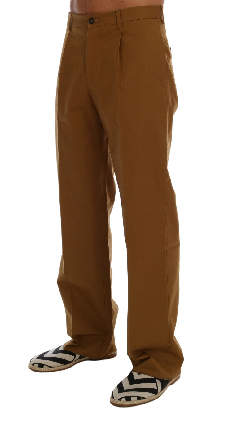 Dolce & Gabbana casual pants for men in brown, product view 2