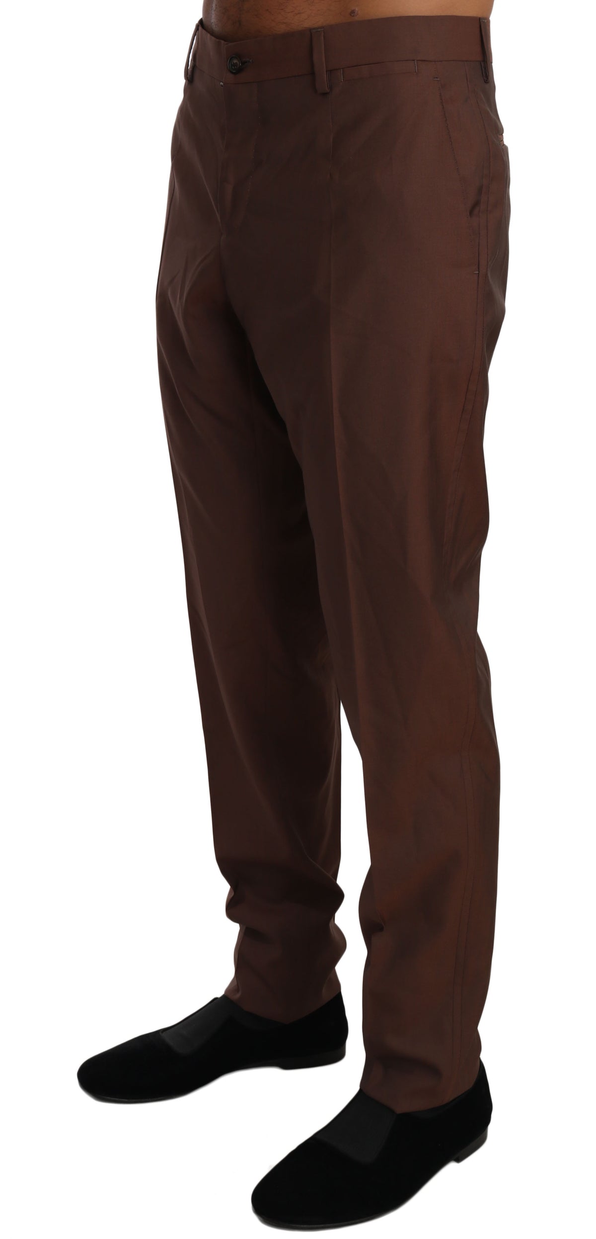 Dolce & Gabbana dress pants for men in brown, product view 2