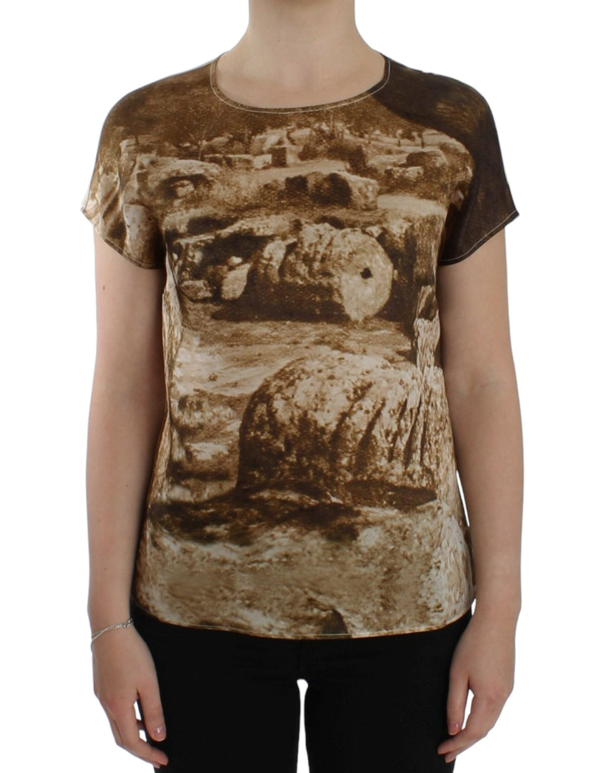 Dolce & Gabbana t-shirts for women in brown, product view 1