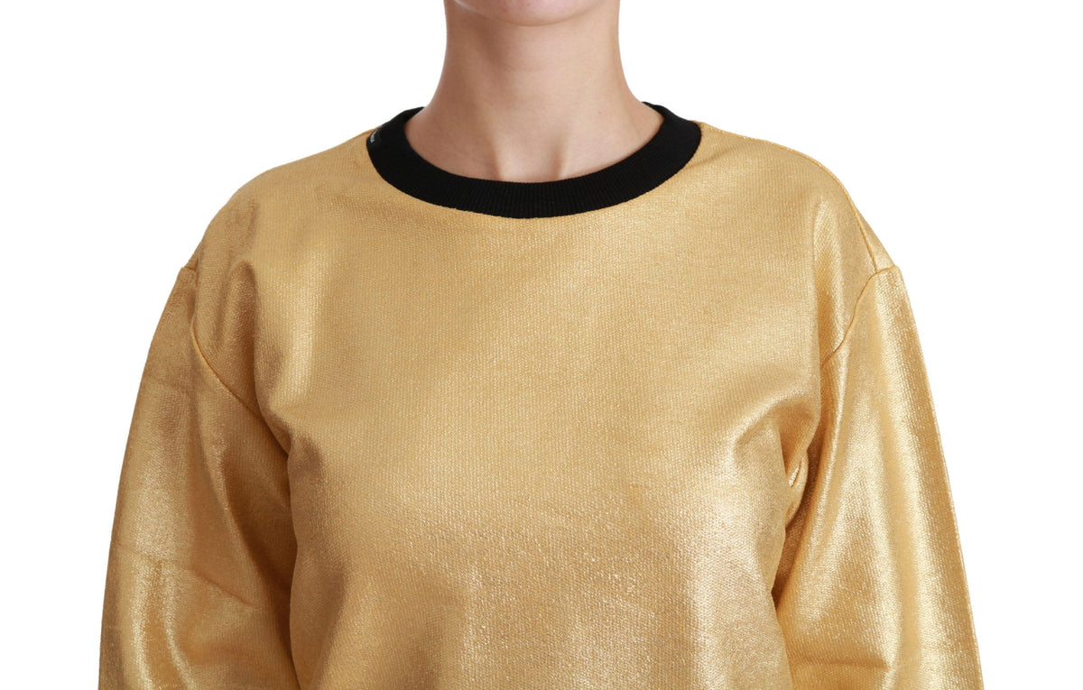 Dolce & Gabbana sweatshirts for women in gold, product view 5