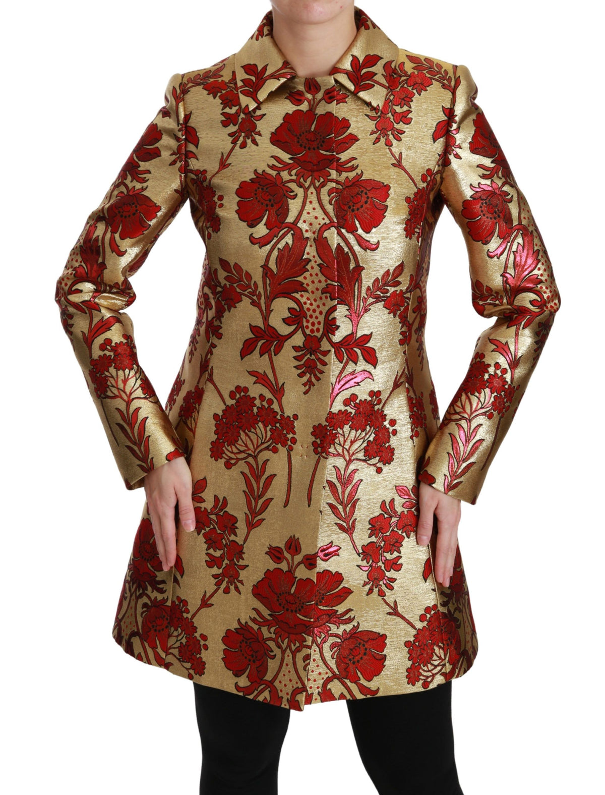 Dolce & Gabbana trench coats for women in gold, product view 6