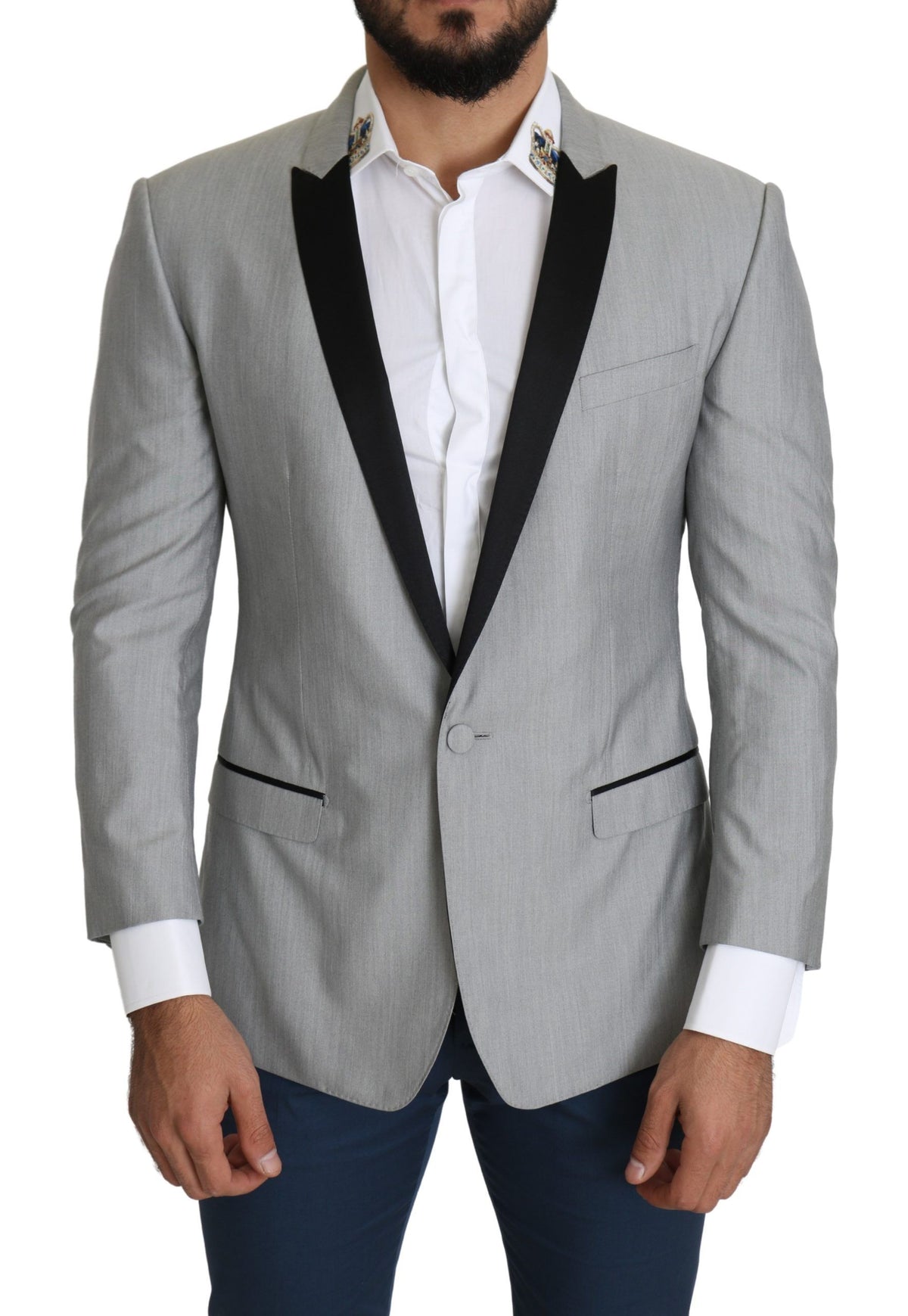 Dolce & Gabbana blazers for men in gray, product view 1