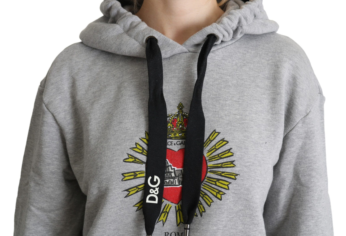 Dolce & Gabbana hoodies for women in gray, product view 4