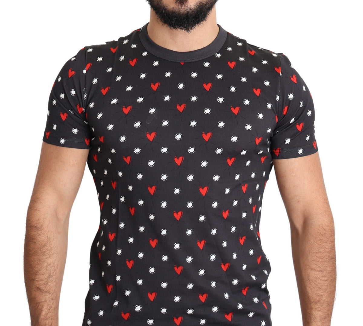 Dolce & Gabbana t-shirts for men in gray, product view 1