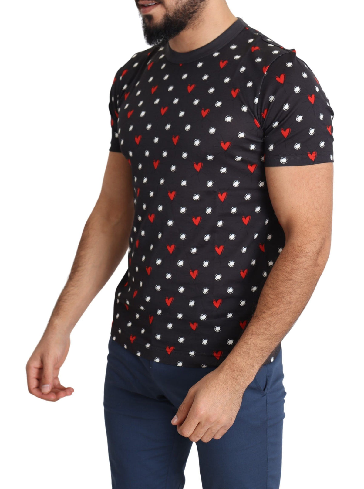 Dolce & Gabbana t-shirts for men in gray, product view 5