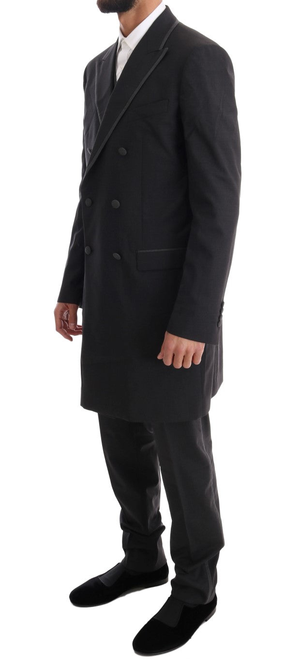Dolce & Gabbana three-piece suits for men in gray, product view 2